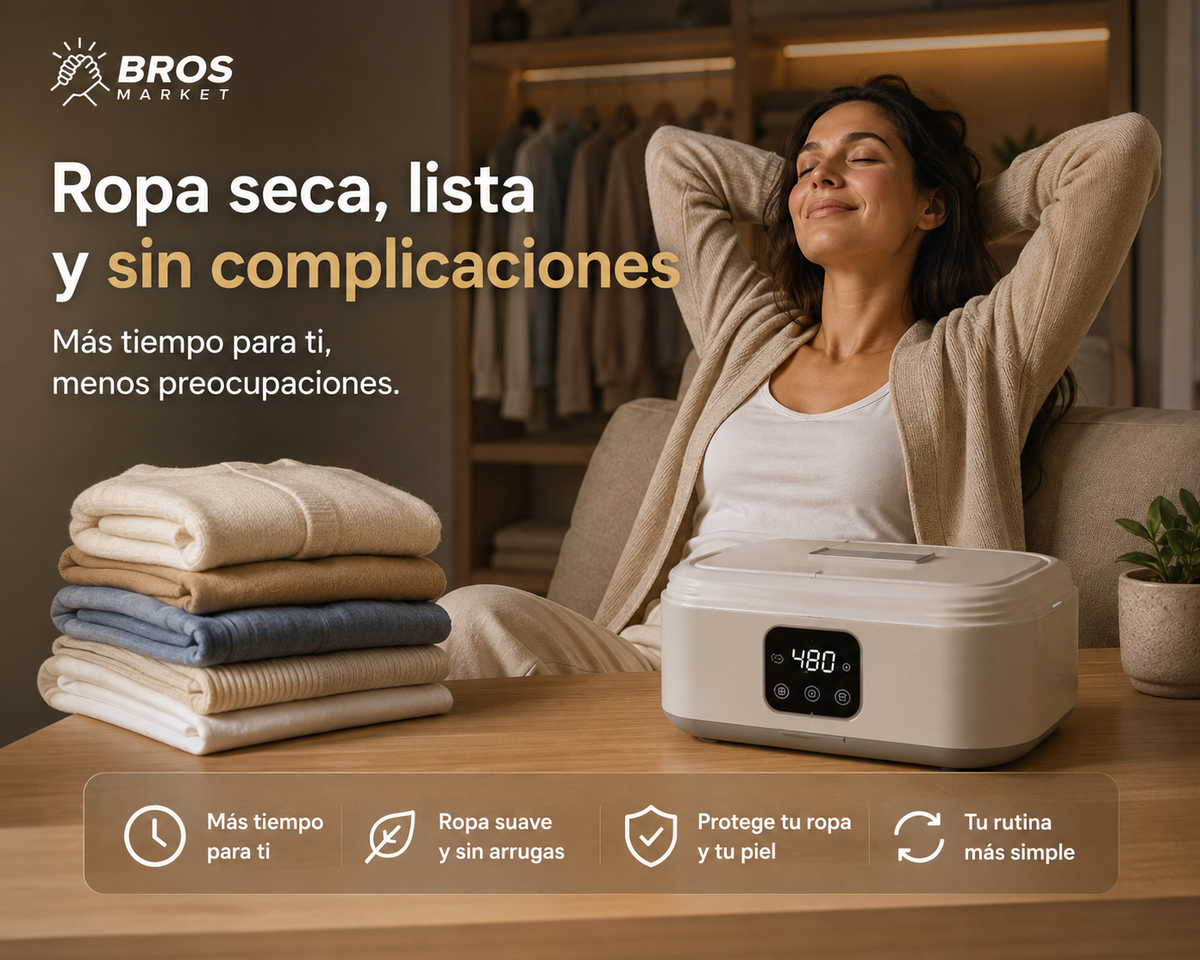 QuickDry Secador de Ropa Portatil + Colgador - Secado práctico y sin complicaciones