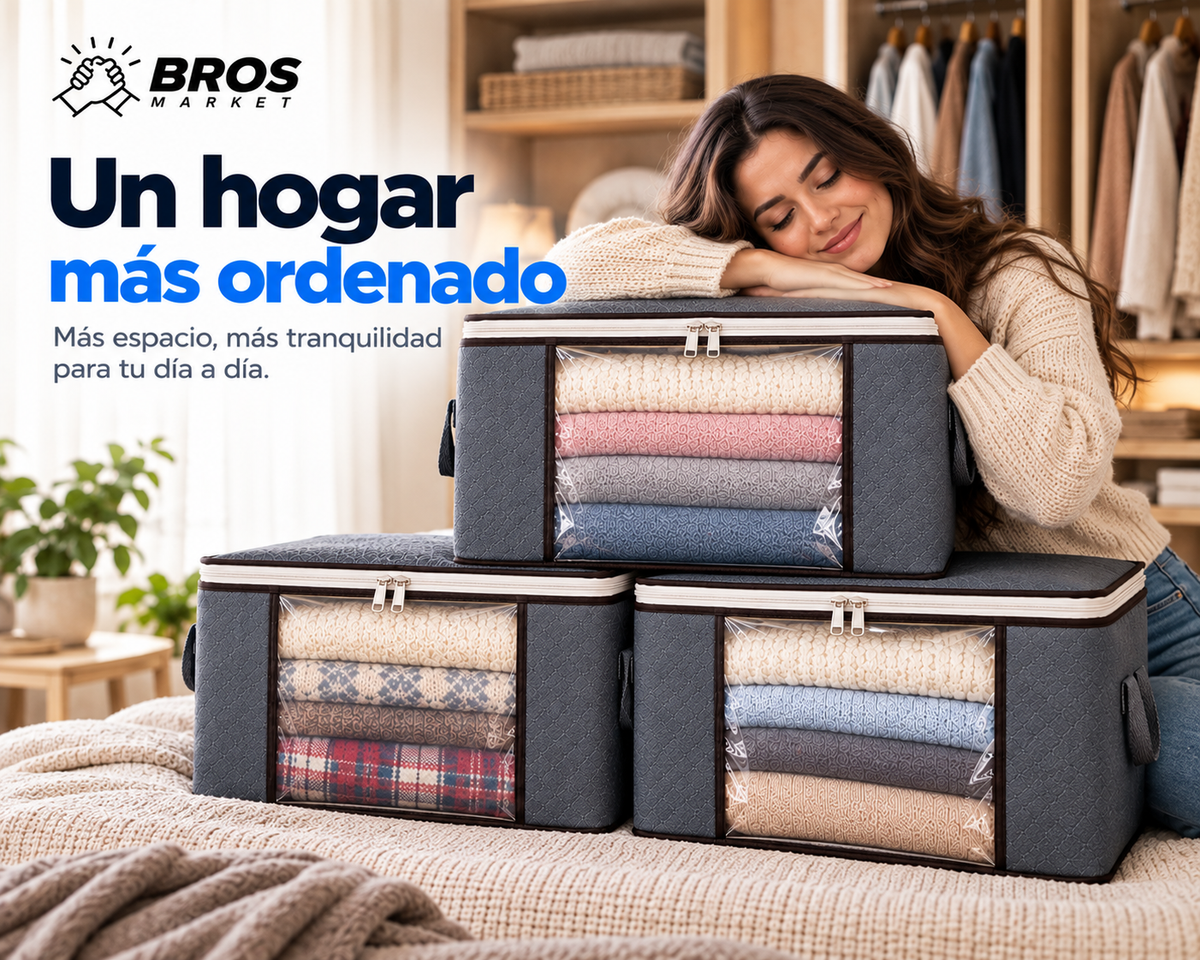 MaxiBag Organizador de Ropa X3 Unidades - Ordena todo en un solo lugar