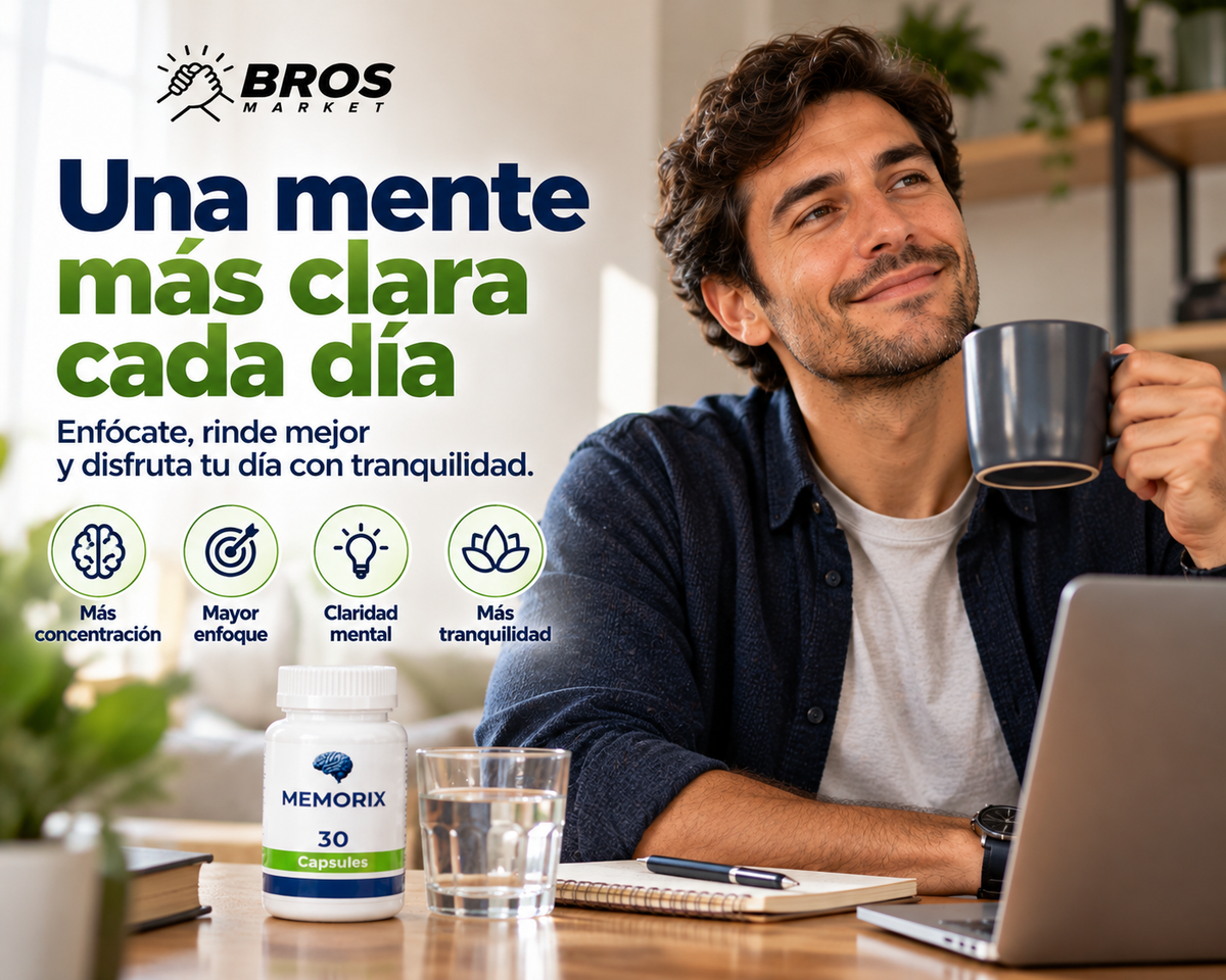 Memorix Suplemento para la Memoria - Bienestar mental diario
