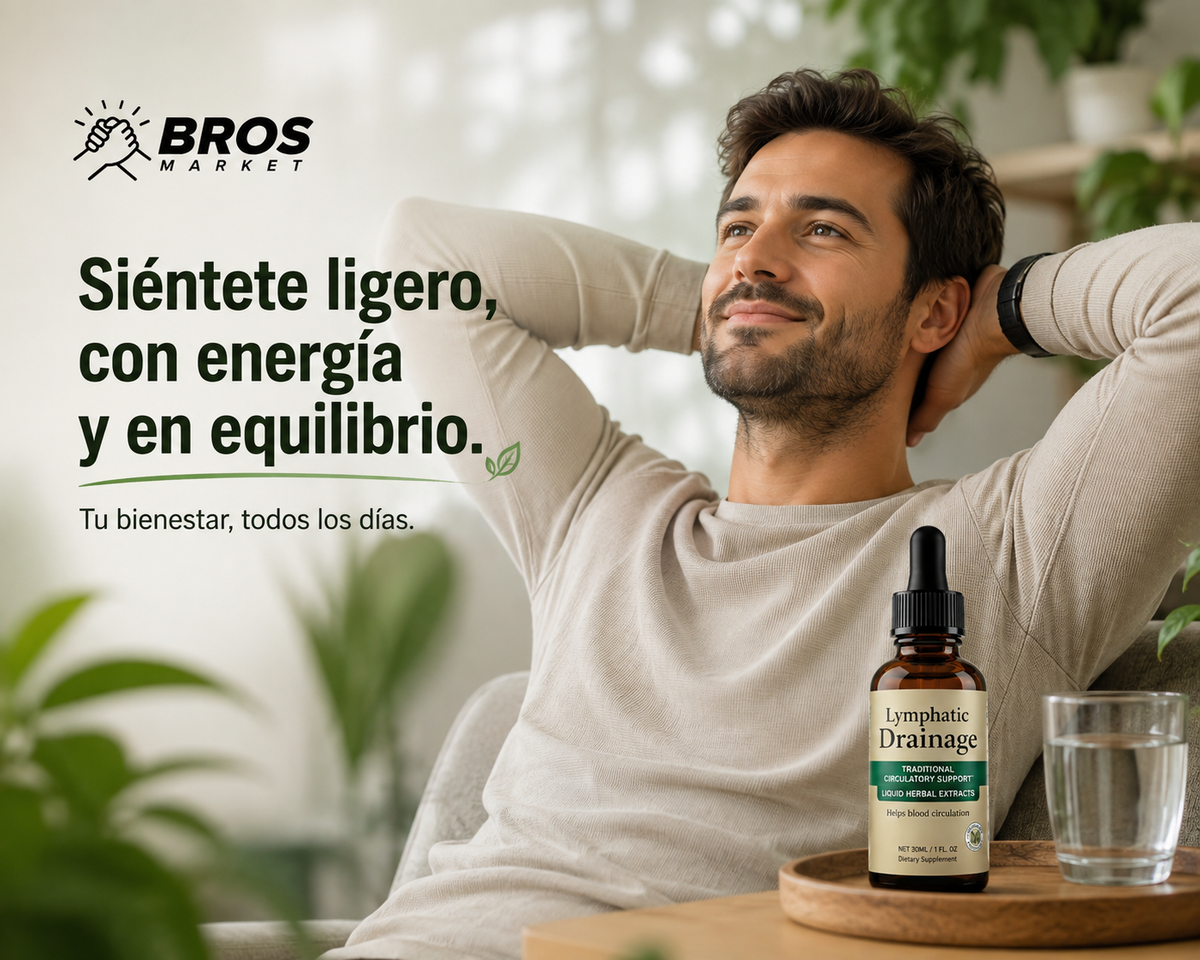 Lymphoria Flow Gotas de Drenaje Linfático - Apoya el drenaje natural
