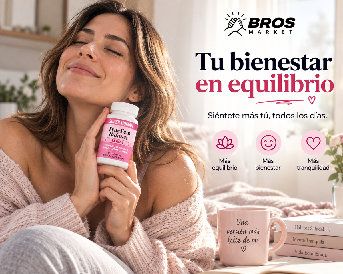 True Fem Balance Equilibrio hormonal Cápsulas -Bienestar femenino desde adentro
