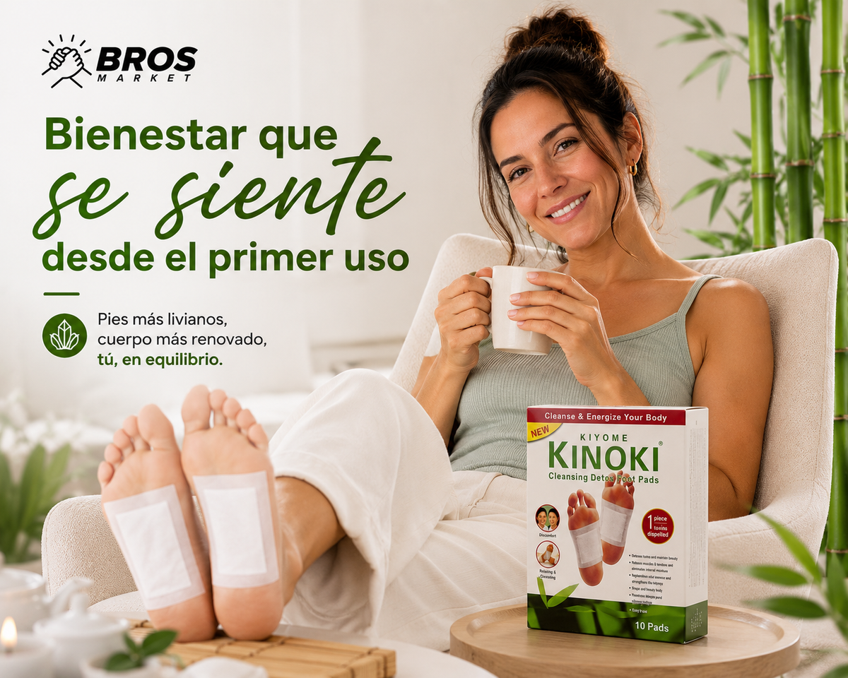 Kiyome Kinoki Parches para pies - Descanso y confort para tus pies