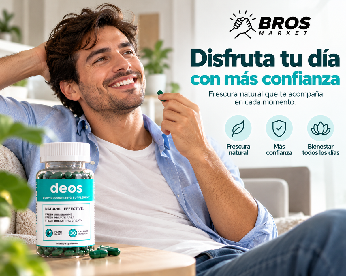 DEOS Suplemento alimenticio corporal - Frescura de adentro hacia afuera