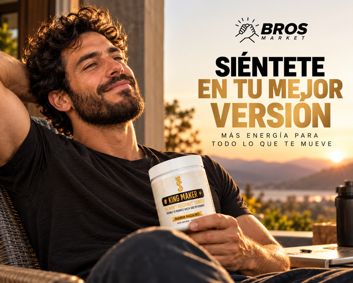 King Maker Suplemento Anabólico para Hombres - Energía y vitalidad masculina