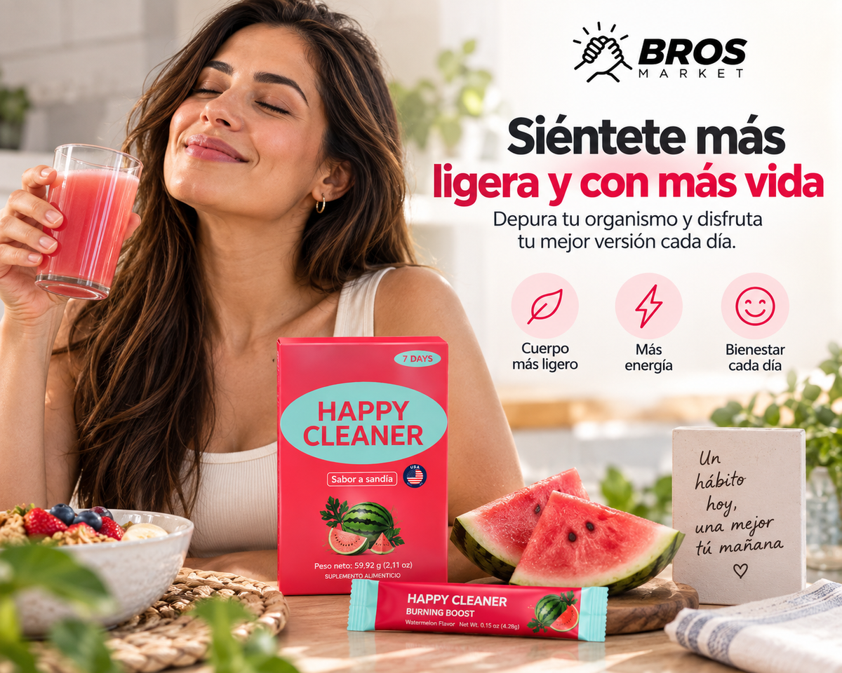 Happy Cleaner Detox Digestivo en Polvo - Bienestar Digestivo en Cada Sorbo