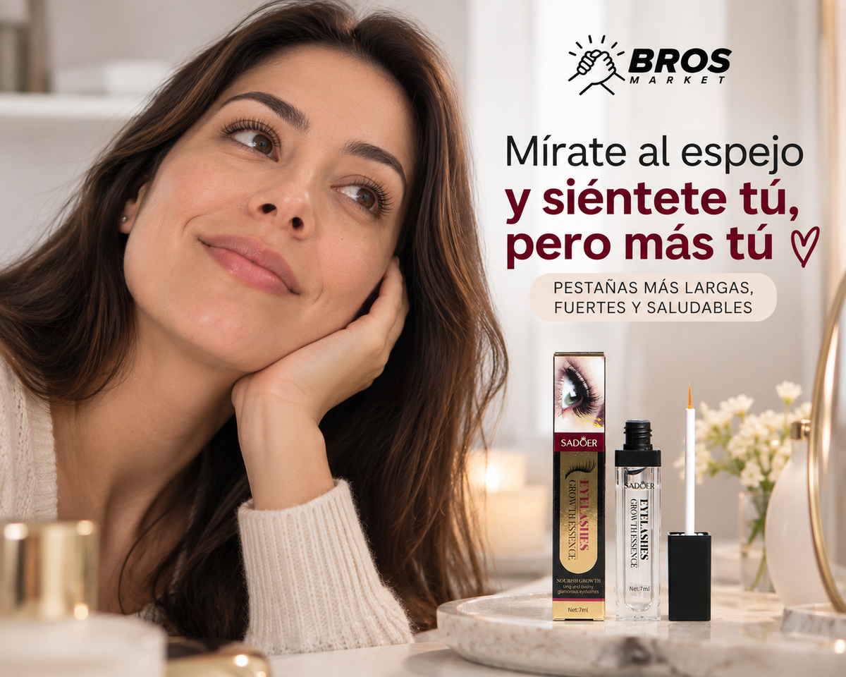 Sadoer Sérum Crecimiento Pestañas - Pestañas de impacto y cejas perfectas sin extensiones