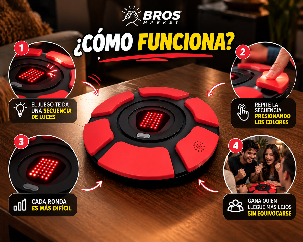 Juego De Mesa Basta 2.0 Electrónico - Piensa rápido, responde y gana
