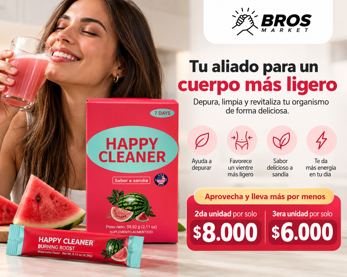 Happy Cleaner Detox Digestivo en Polvo - Bienestar Digestivo en Cada Sorbo