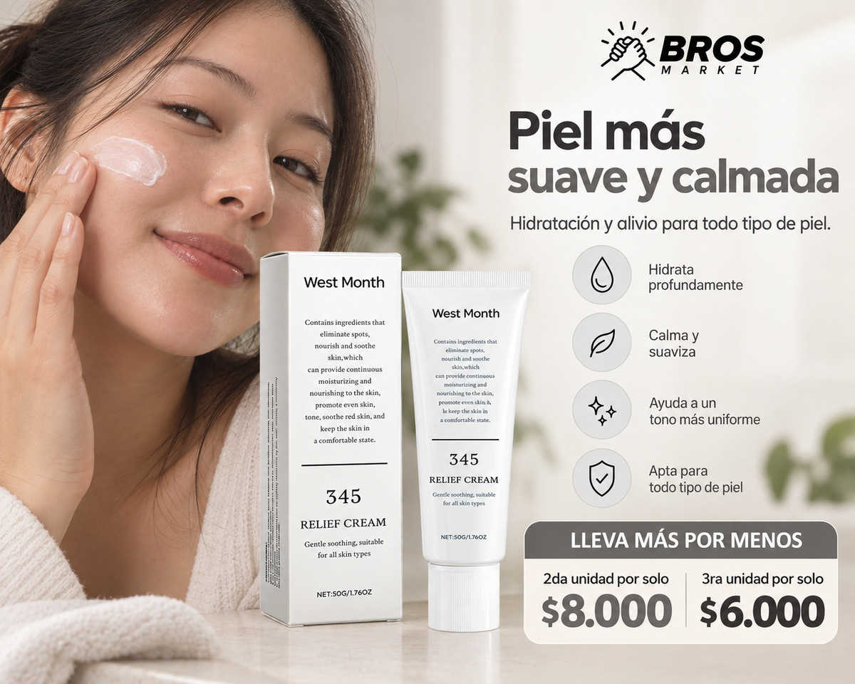 345 Relief Crem Reparadora Hidratante - Equilibra y suaviza tu piel