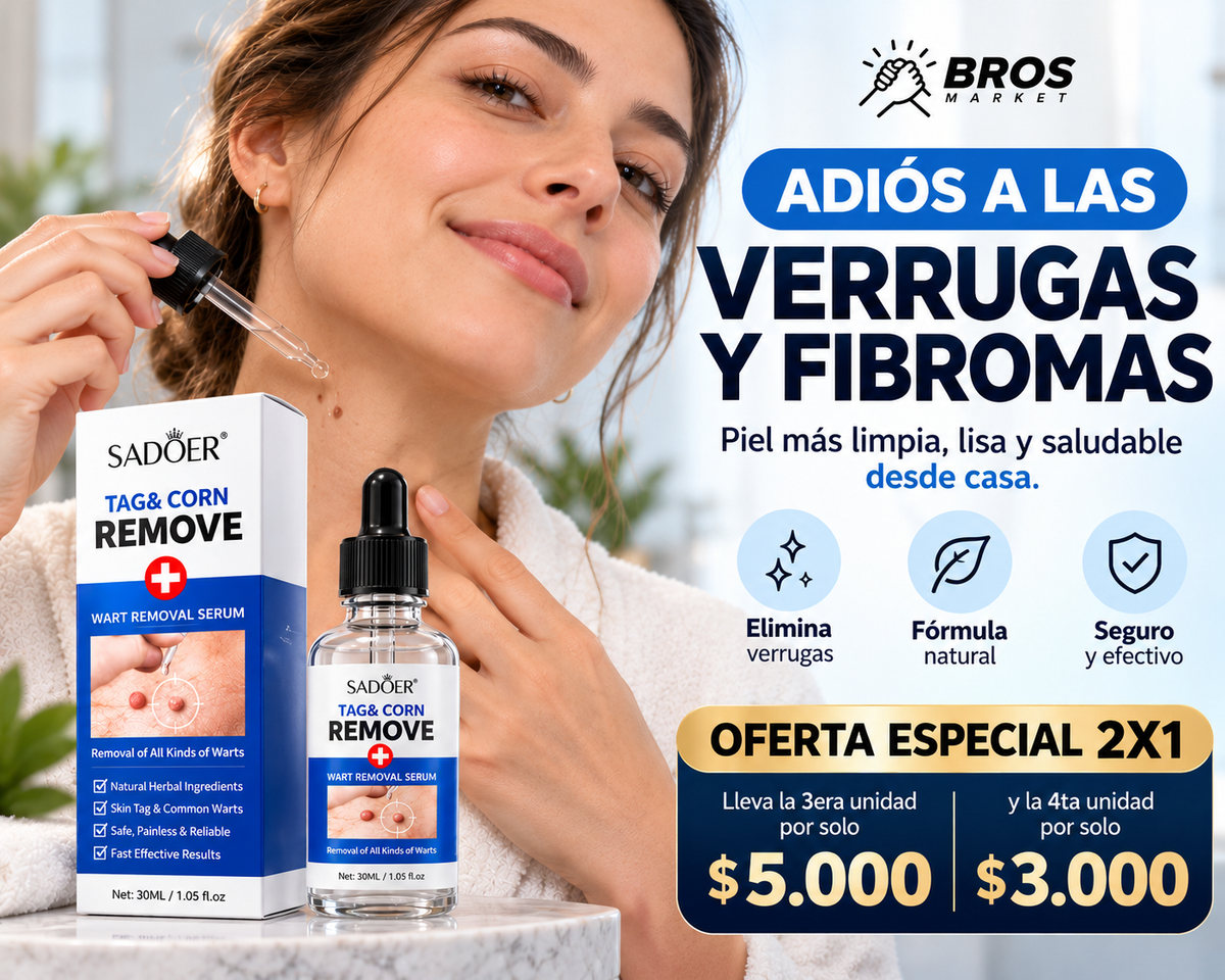Sadoer ClearSkin Suero Reparador Removedor Verrugas - Para una piel de aspecto más uniforme