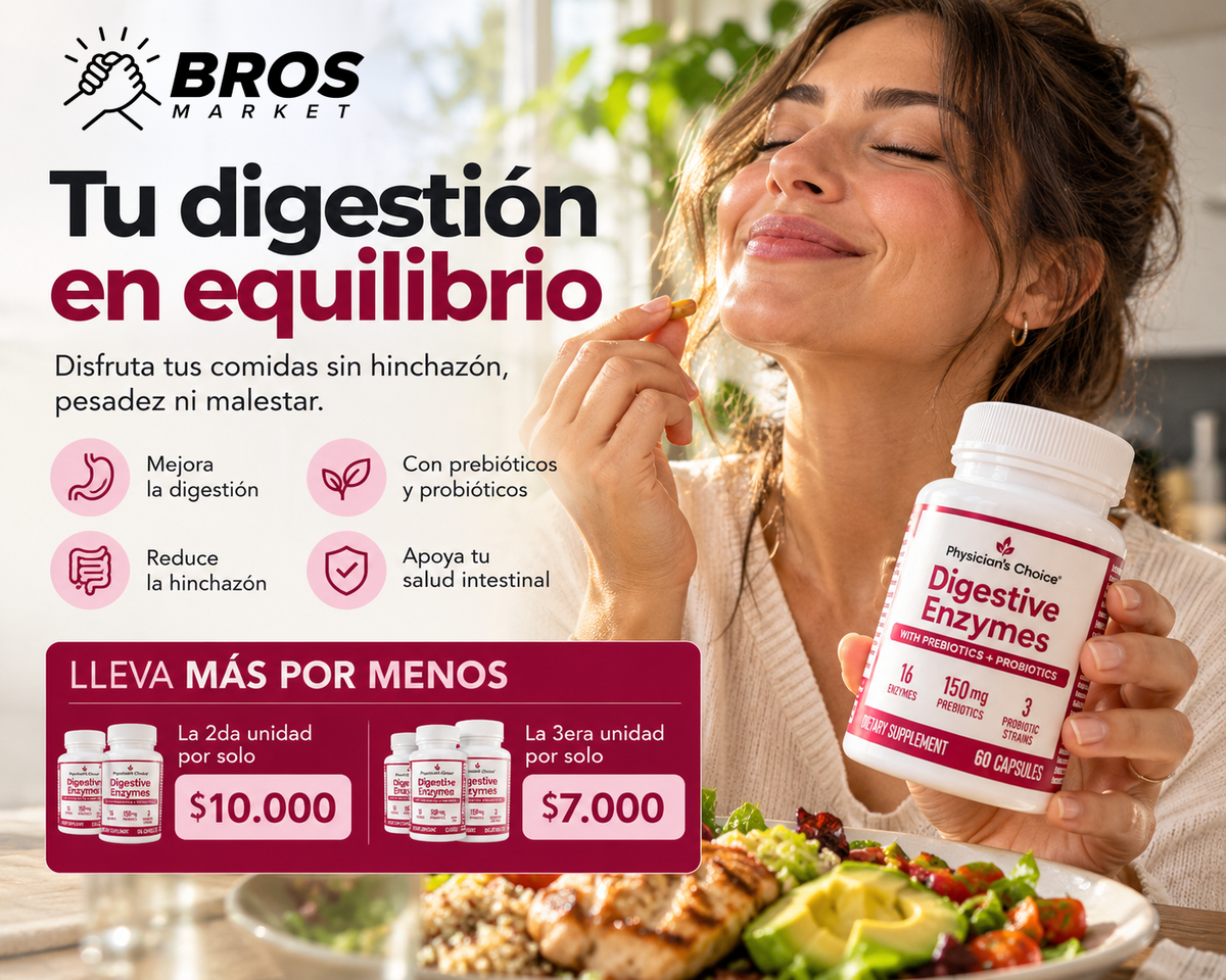 Physician´s Choice Enzimas Digestivas - Tu aliado para una digestión más cómoda