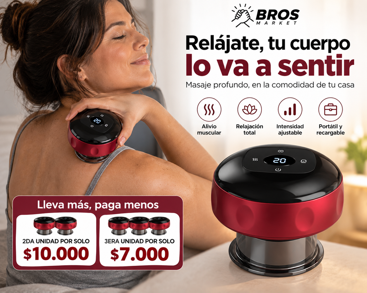 RelaxaCup Ventosa Terapéutica Eléctrica - Lleva tu momento de spa a casa