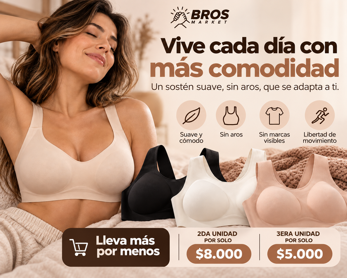 FlexiFit Sostén Moldeador Premium sin Aros - Libertad para moverte sin molestias