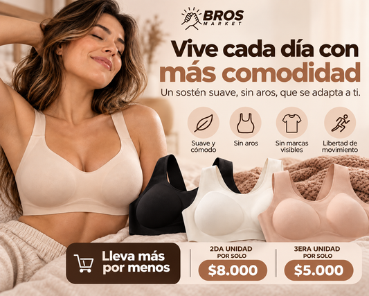 FlexiFit Sostén Moldeador Premium sin Aros - Libertad para moverte sin molestias