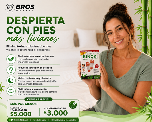 Kiyome Kinoki Parches para pies - Descanso y confort para tus pies
