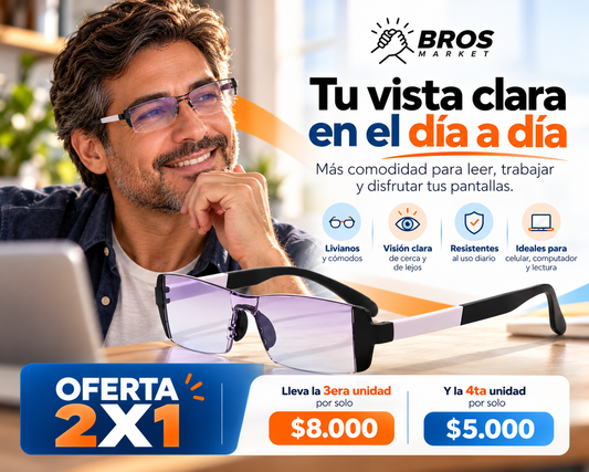 VisioFlex Lentes Bifocales  - Un solo par para acompañarte en distintas tareas del día.