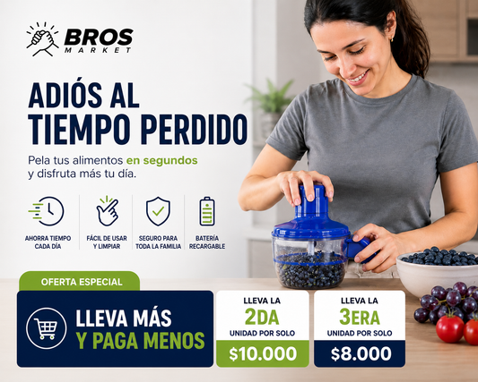 PeelPro Pelador Eléctrico De Frutas - El truco para preparar frutas en segundos
