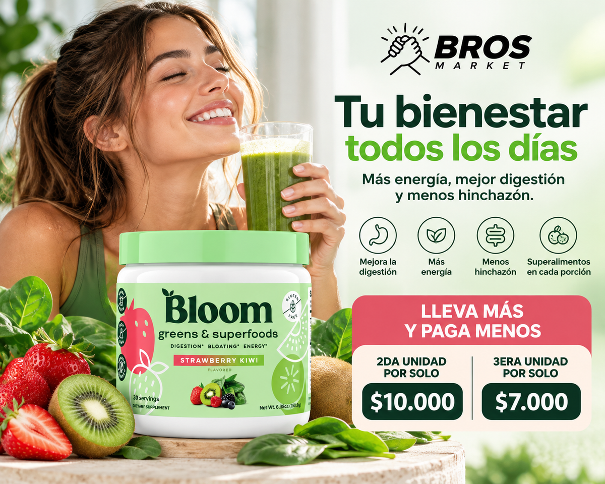 Bloom Suplemento de Colágeno - Nutre tu cuerpo, impulsa tu día