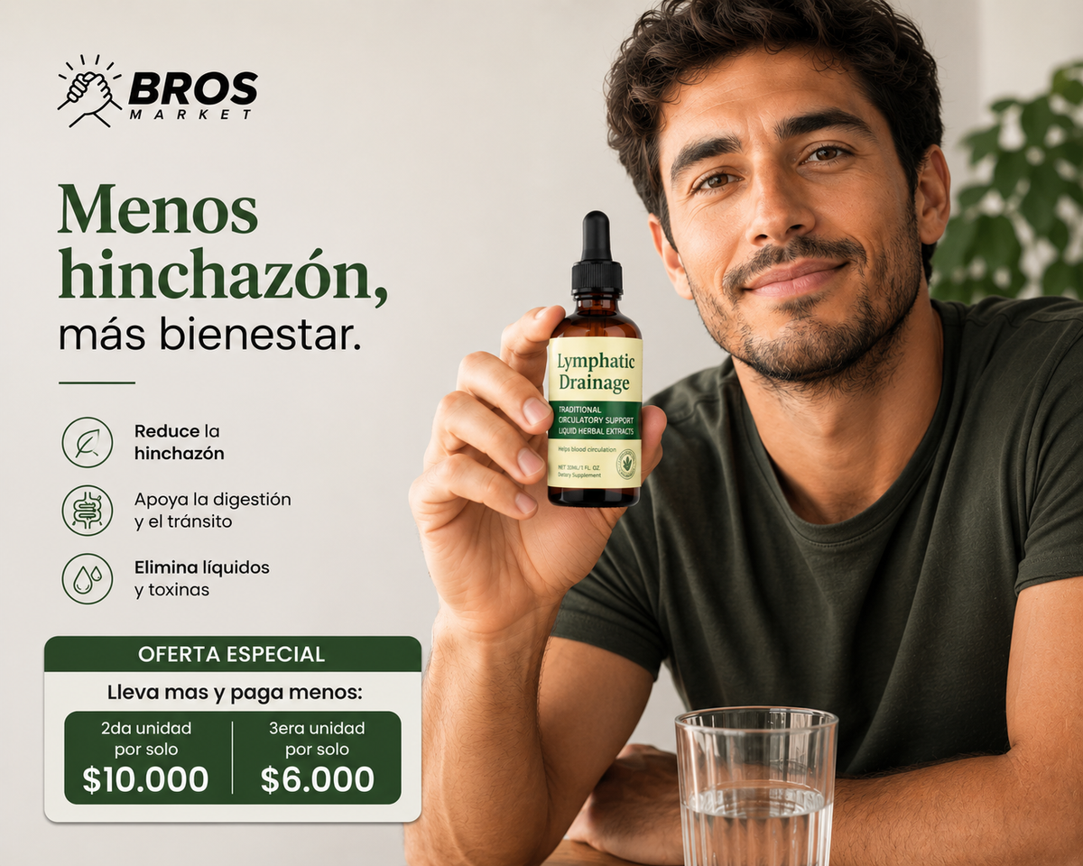 Lymphoria Flow Gotas de Drenaje Linfático - Apoya el drenaje natural