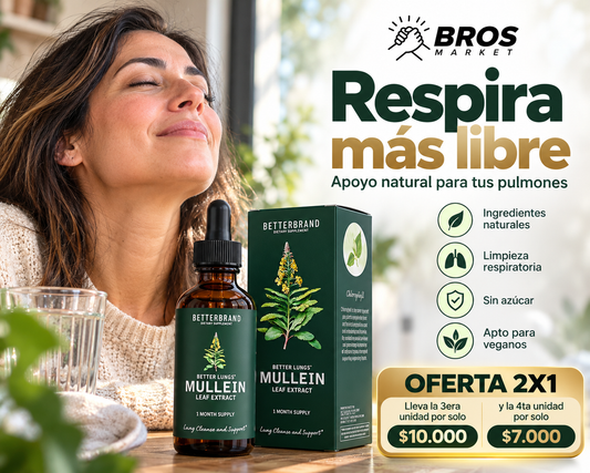 BetterLungs Mullein Detox Pulmonar - Bienestar para tus pulmones