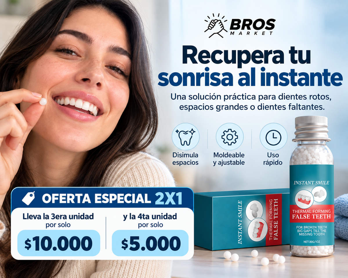 DentiFix Dientes Postizos Temporales - Vuelve a sonreír con confianza