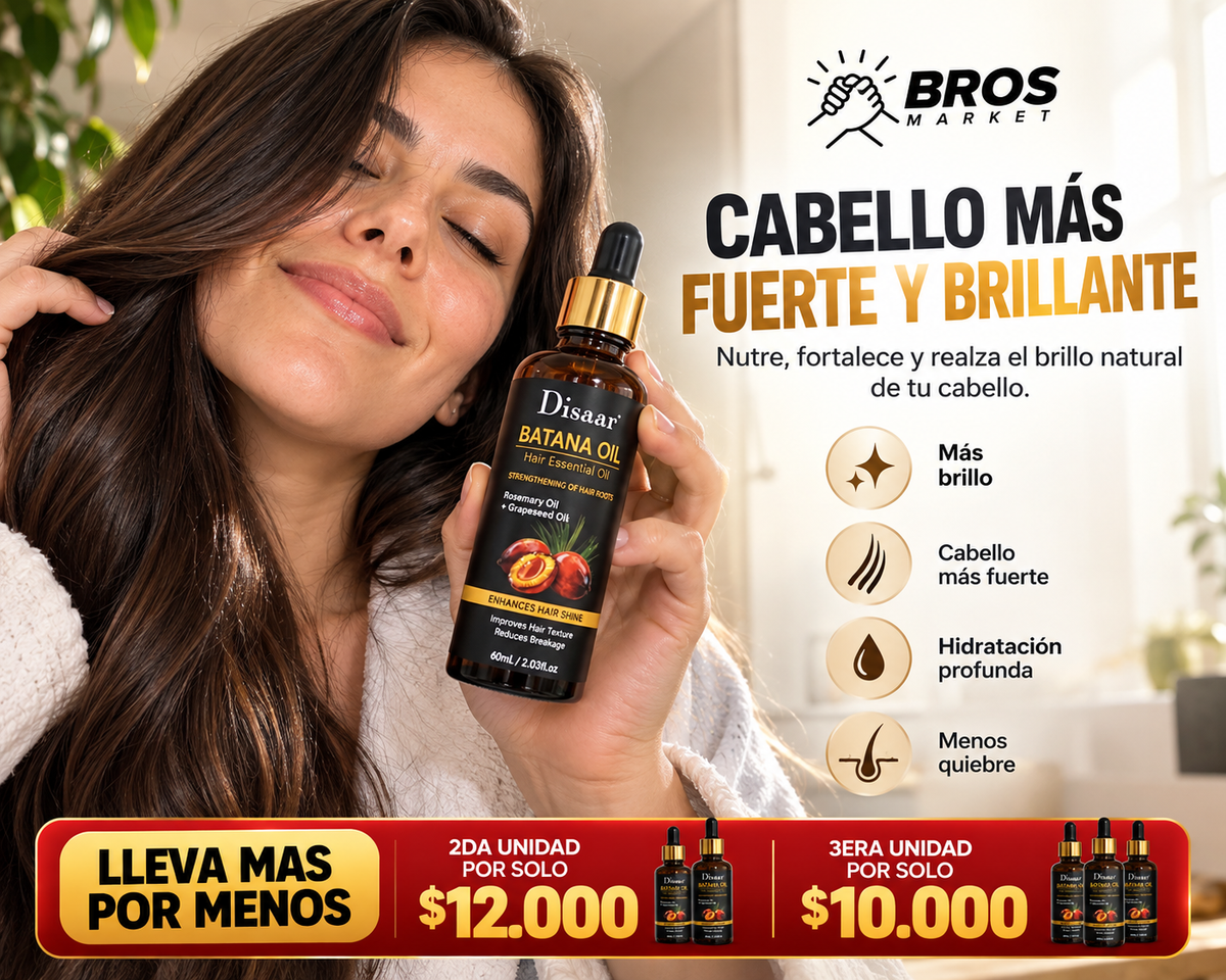 Disaar Batana Oil Aceite Capilar 60ml - Cabello más fuerte y brillante