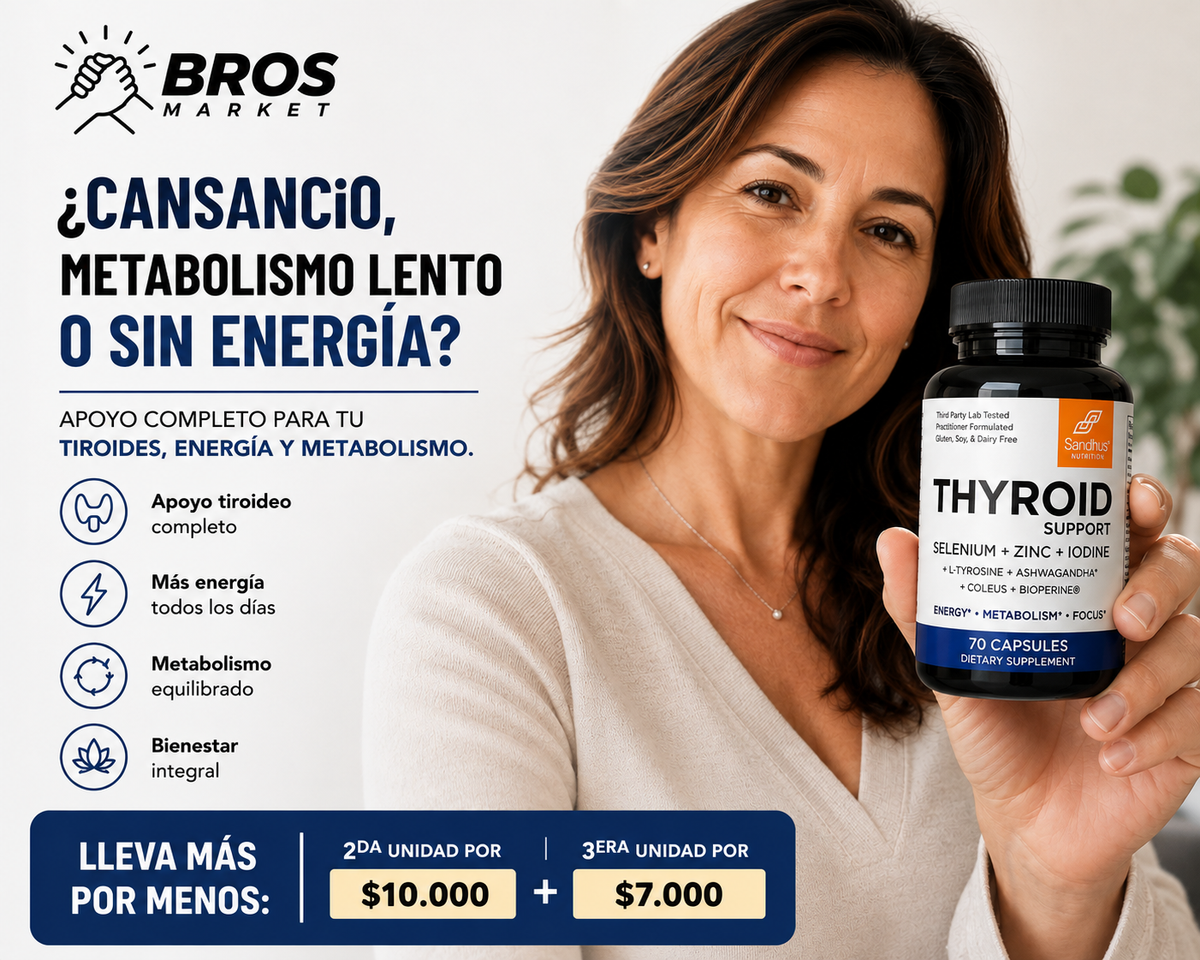 Thyroid Support - Energía, metabolismo y enfoque en equilibrio