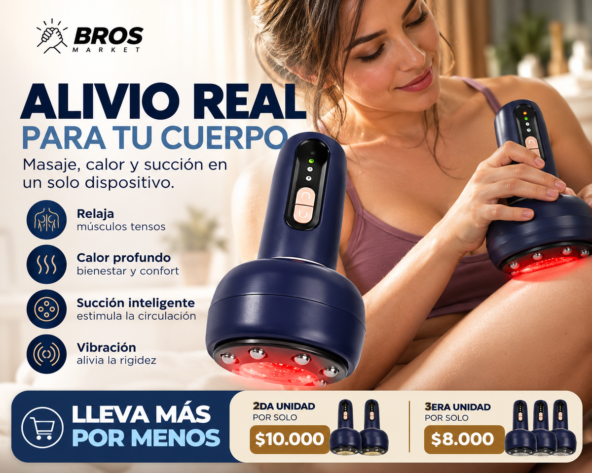 DermoLift Masajeador Succionador para celulitis - Cuidado de la piel y alivio muscular