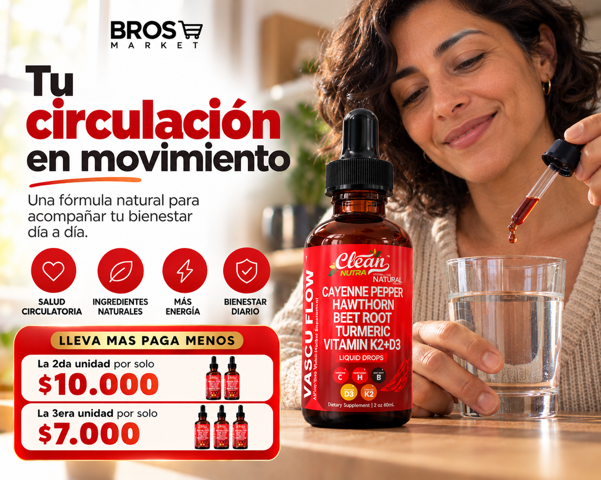 Vascu Flow Clean Nutra 60 ML - Apoyo diario a la circulación