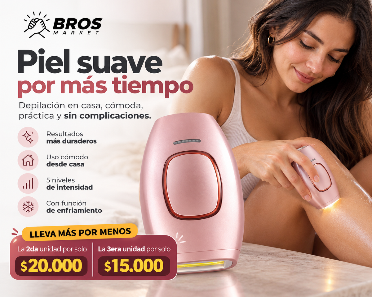 DermaLuz Depiladora IPL - Piel suave por más tiempo