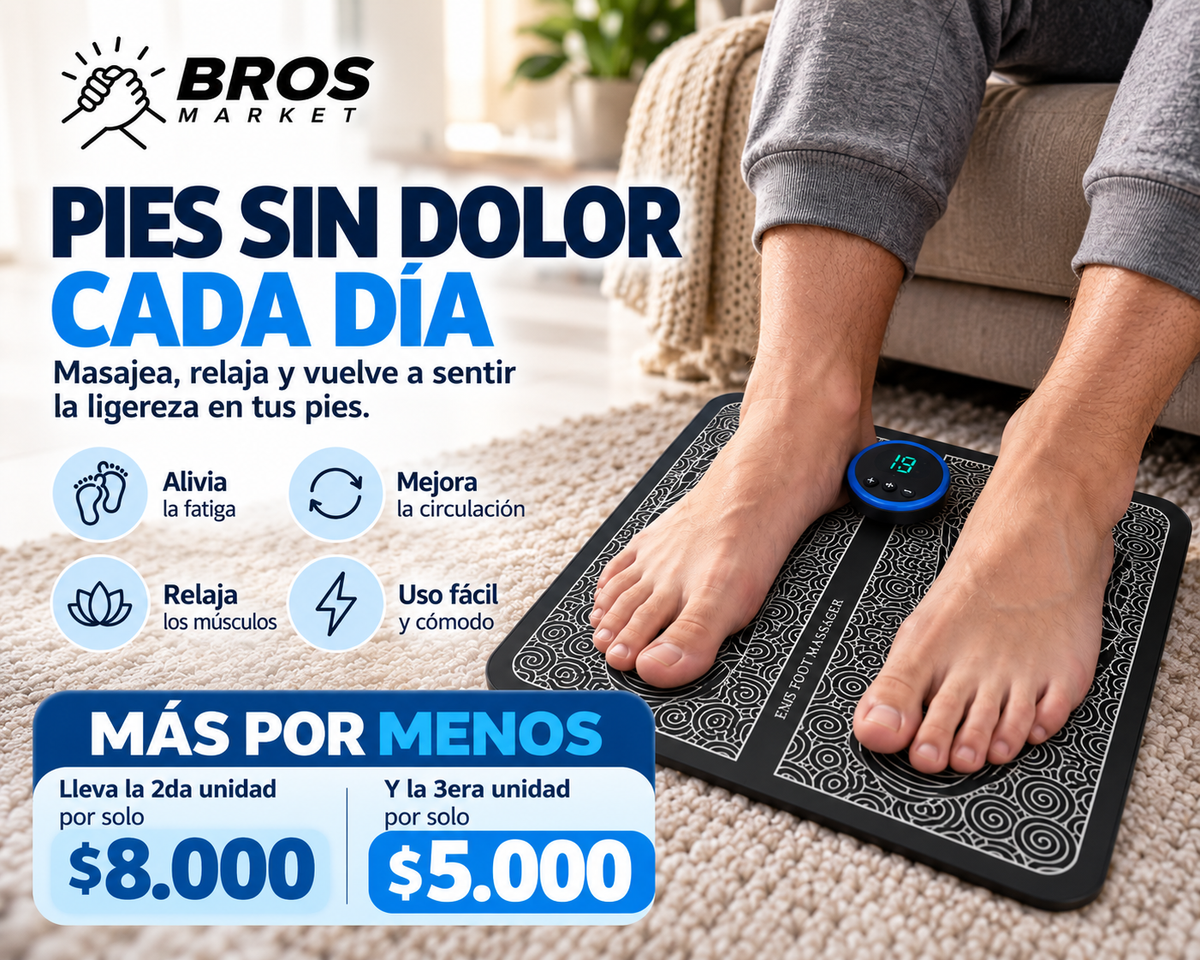 FootZen Masajeador de Pies Eléctrico - Tu momento de relajación comienza aquí