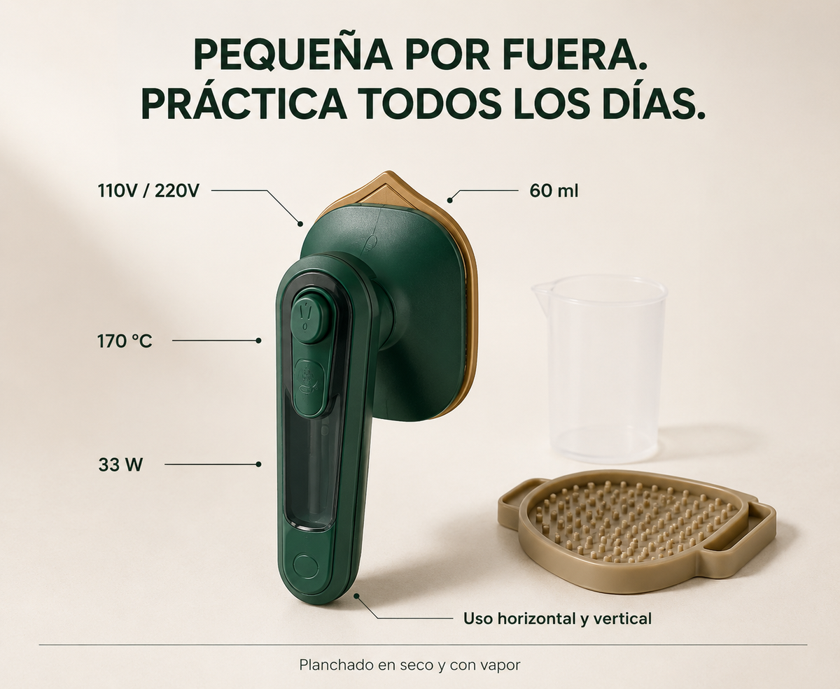 PlanchaGo™ - Tu ropa lista en minutos