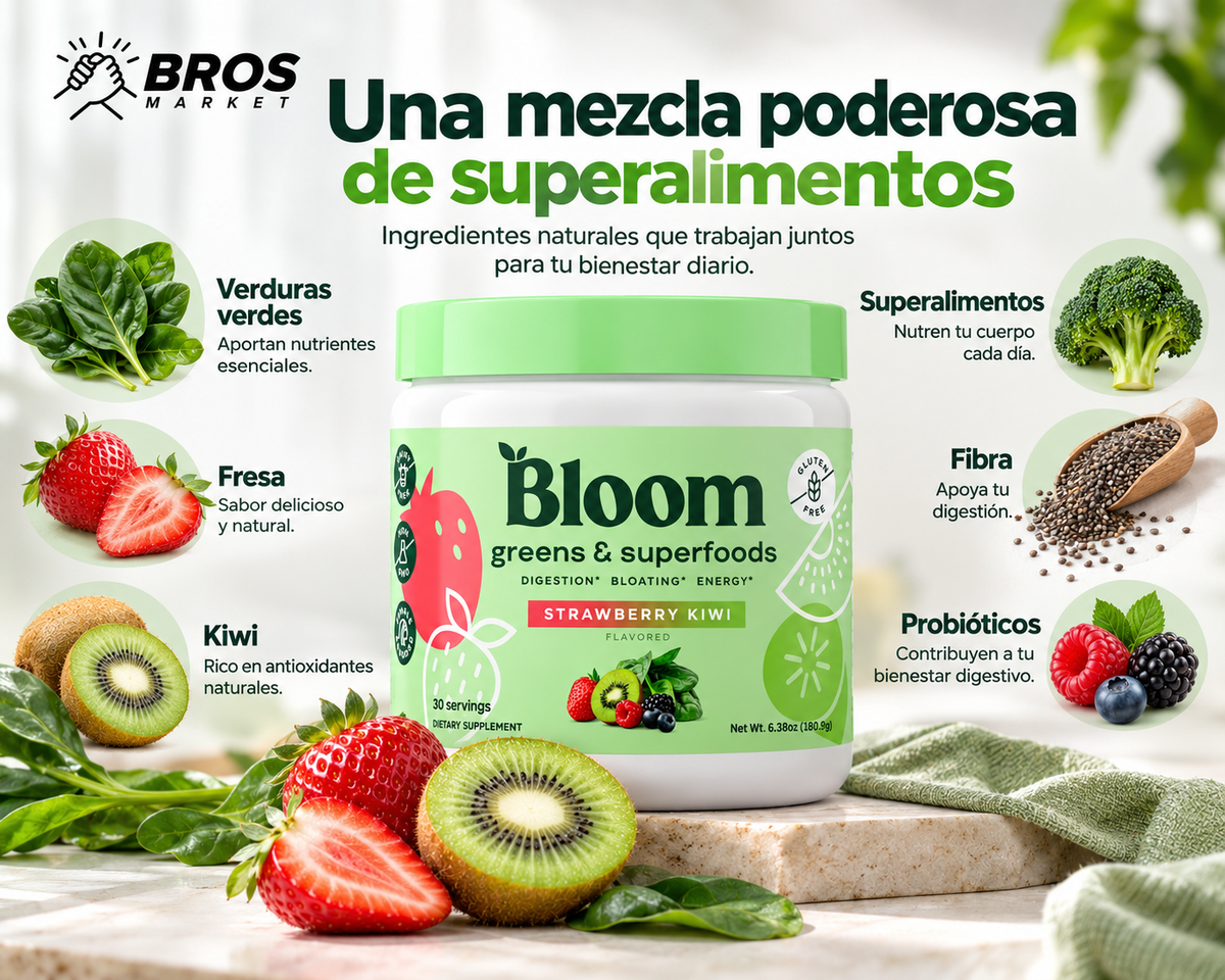 Bloom Suplemento de Colágeno - Nutre tu cuerpo, impulsa tu día