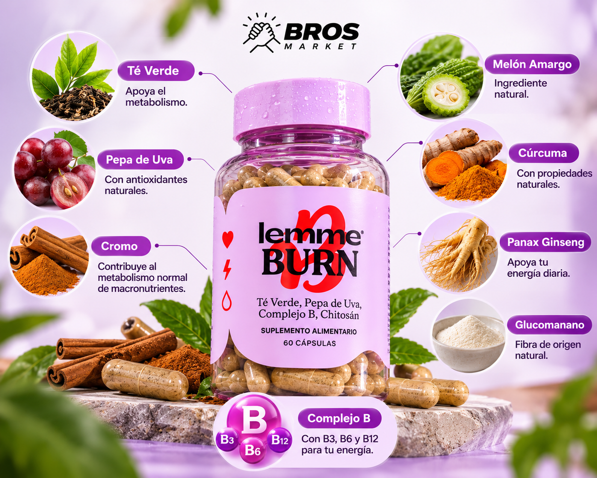 Lemme Burn Activador de Metabolismo - Apoyo natural para tu energía diaria