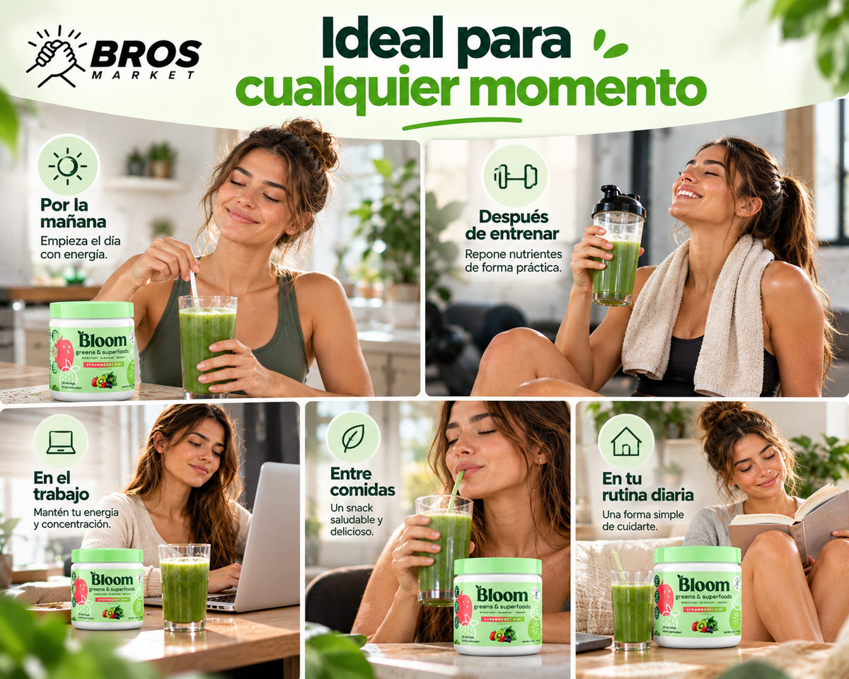 Bloom Suplemento de Colágeno - Nutre tu cuerpo, impulsa tu día