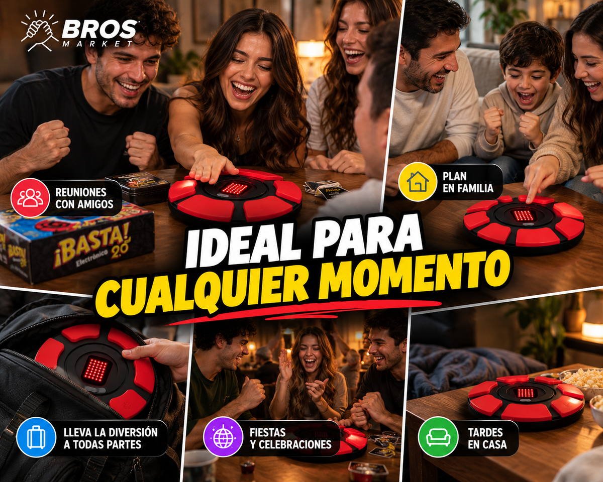 Juego De Mesa Basta 2.0 Electrónico - Piensa rápido, responde y gana
