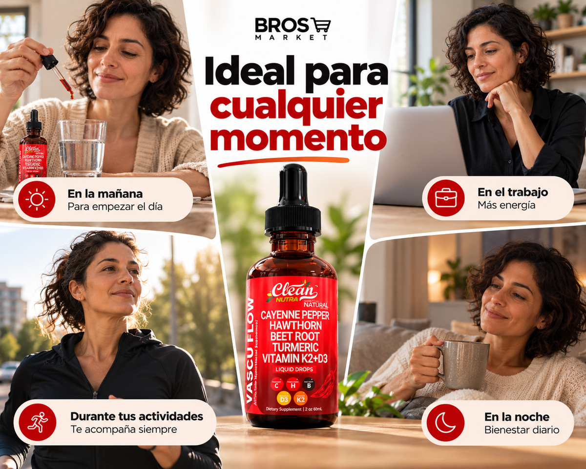 Vascu Flow Clean Nutra 60 ML - Apoyo diario a la circulación