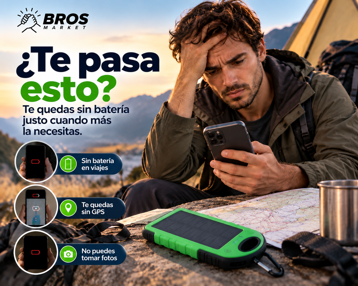 SolarGo Cargador Solar Power Bank - Carga tus dispositivos en cualquier lugar