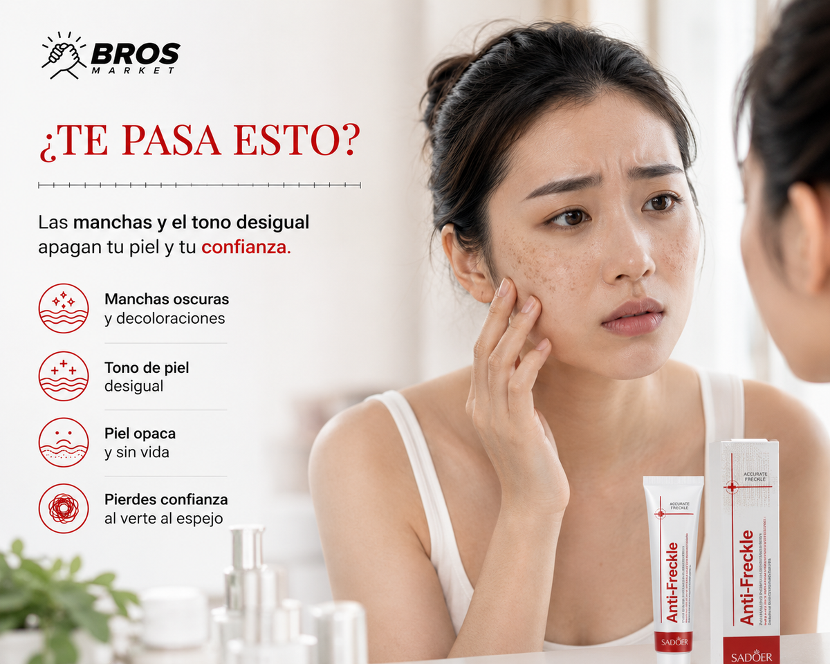 Crema Facial Blanqueadora Sadoer 2x1  - Piel más clara y luminosa