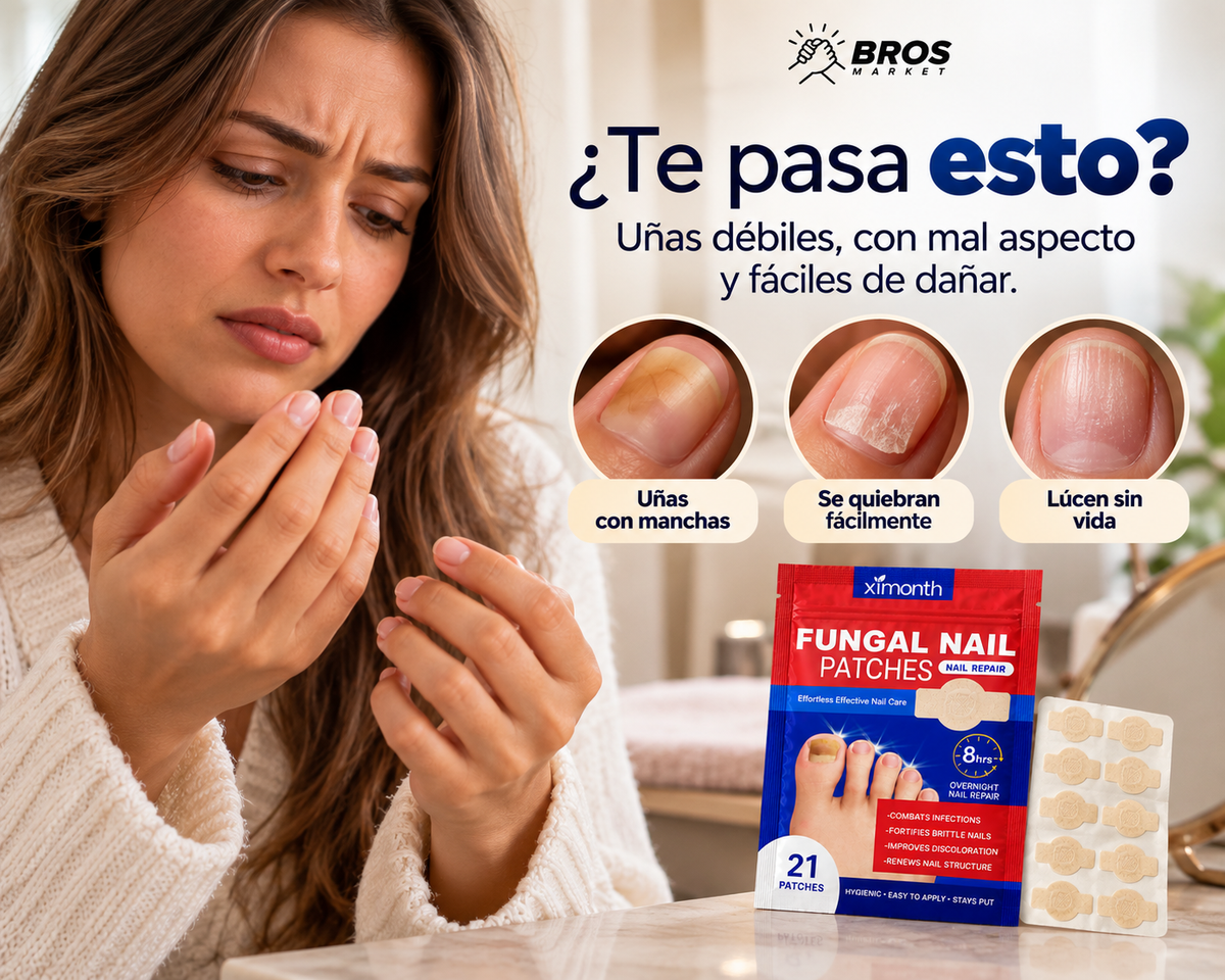 NailRenew Parches Anti Hongos para Uñas - Mejora la apariencia de tus uñas