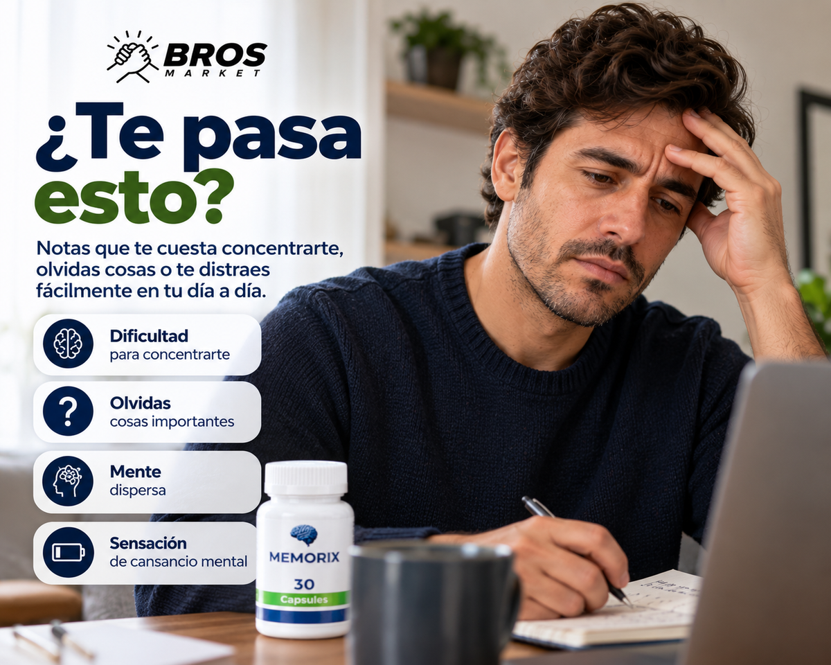 Memorix Suplemento para la Memoria - Bienestar mental diario