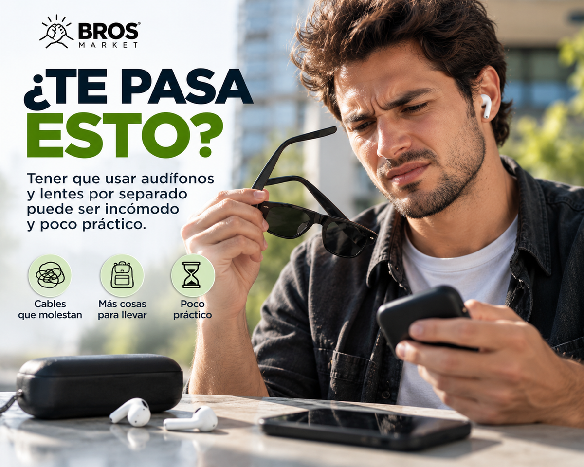 Sunglass Pro Lentes Inteligentes Bluetooth FG-713 - Estilo, audio y protección UV