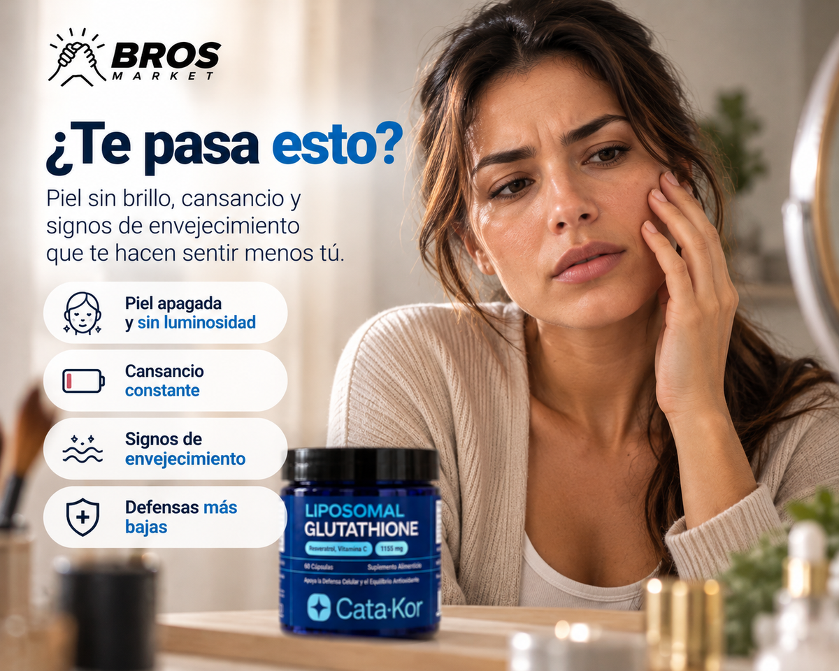 Catakor Suplemento Glutatión Liposomal 60 Cápsulas - Potencia tu defensa antioxidante
