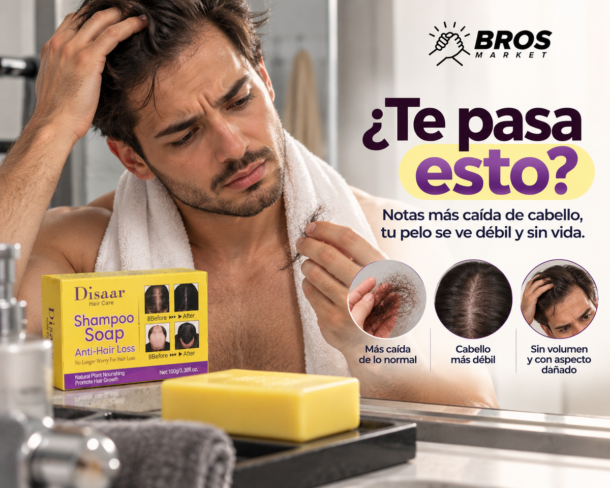 Capilux Shampoo en Barra Anticaída Jengibre - Cuida, nutre y fortalece tu cabello