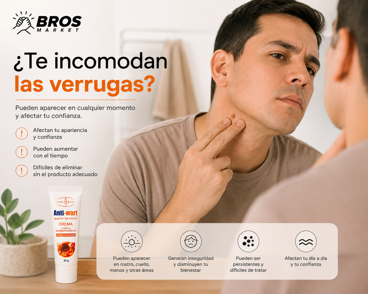 AntiWart Crema Anti Verrugas - Cuidado para una piel más uniforme