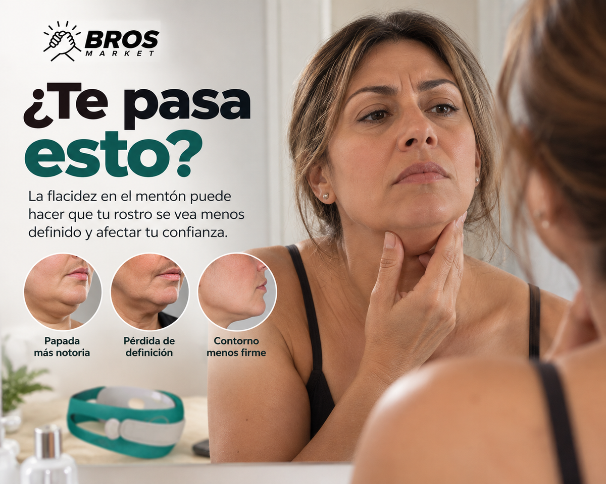 Lift-Face Pro Faja facial Anti Papada - Soporte para un rostro más definido