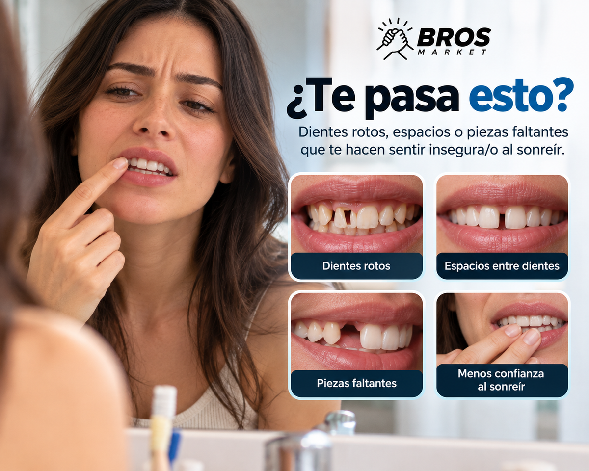 DentiFix Dientes Postizos Temporales - Vuelve a sonreír con confianza