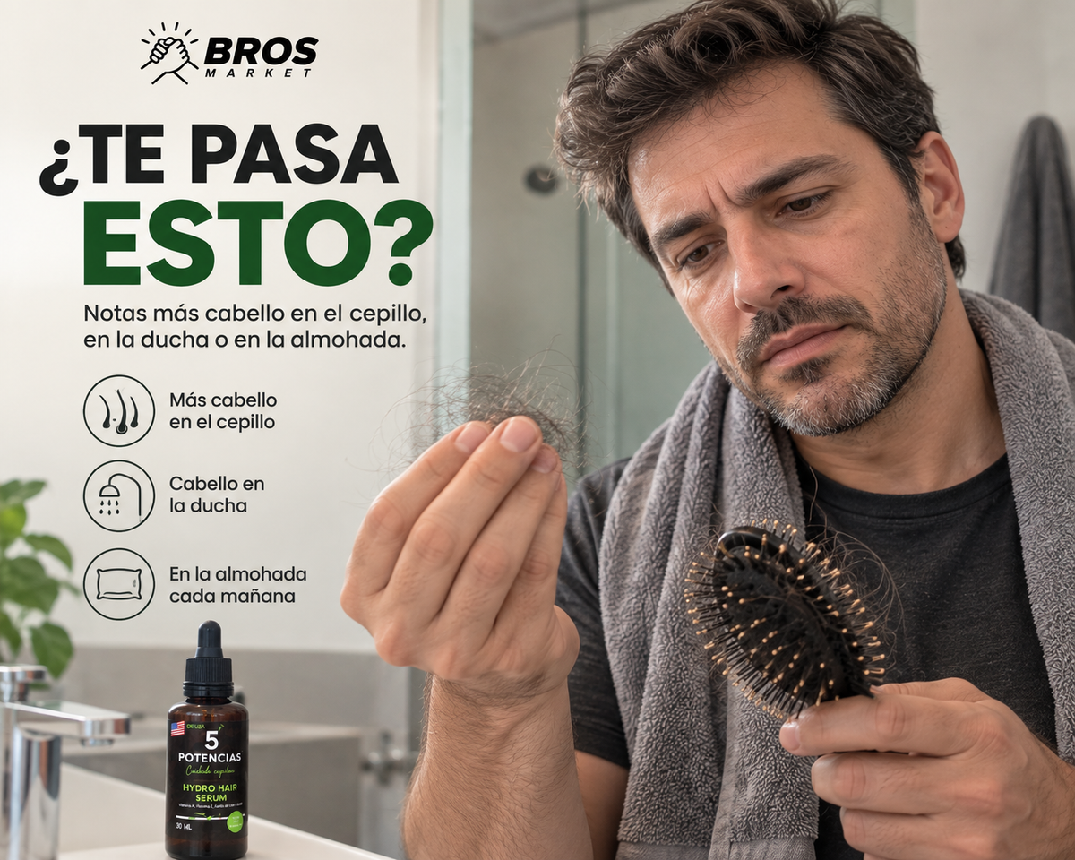 5 Potencias Serum Capilar Anti Caida - Nutrición para un cabello radiante y abundante