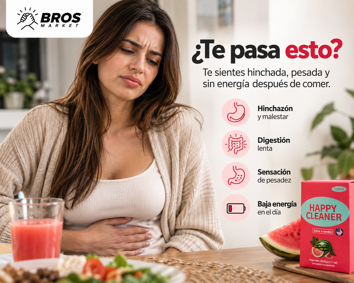 Happy Cleaner Detox Digestivo en Polvo - Bienestar Digestivo en Cada Sorbo