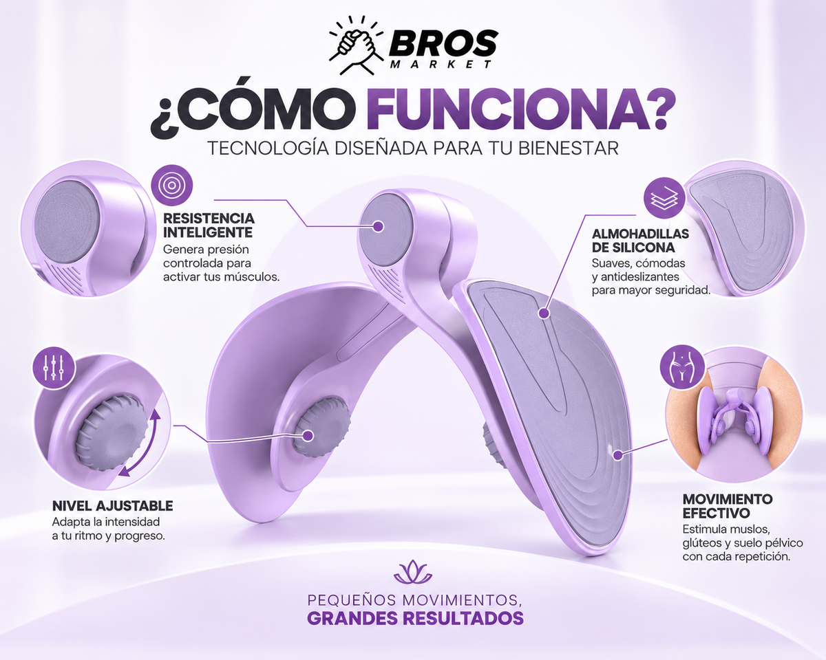 PelviFit Ejercitador de Pelvis en Casa - Haz que cada movimiento cuente para tus musculos